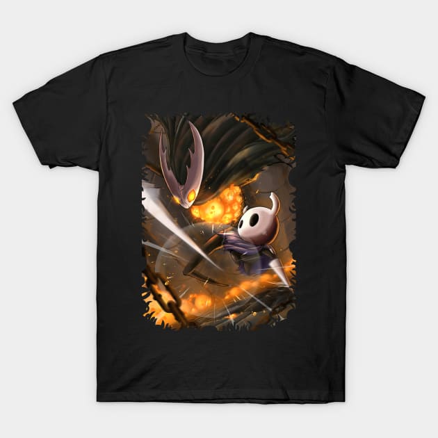 Hollow knight vs infected Knight T-Shirt by Luisocscomics